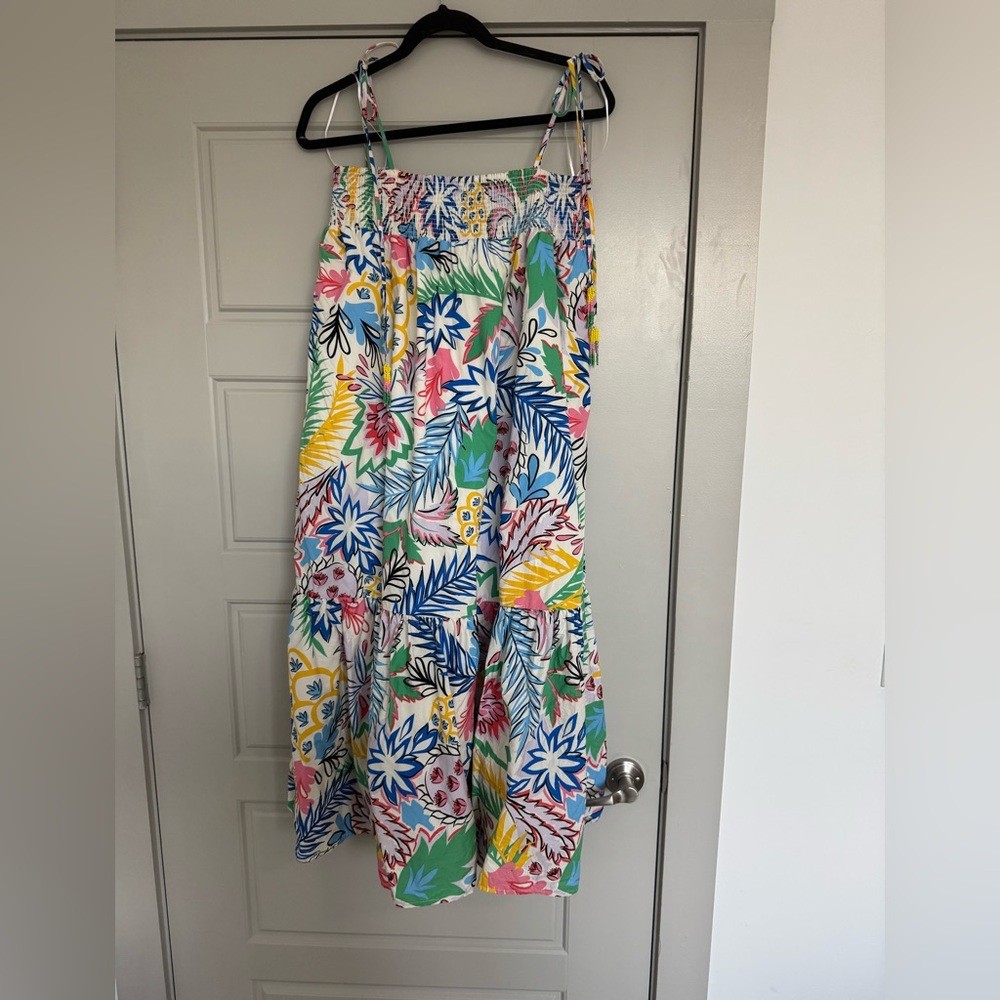 Floral Multicolor Women's Maxi Dress